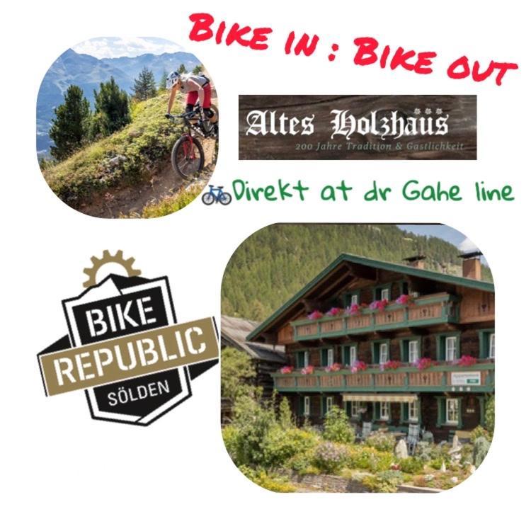 Altes Holzhaus Lägenhet Sölden Exteriör bild